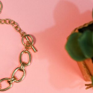 Woven chain bracelet